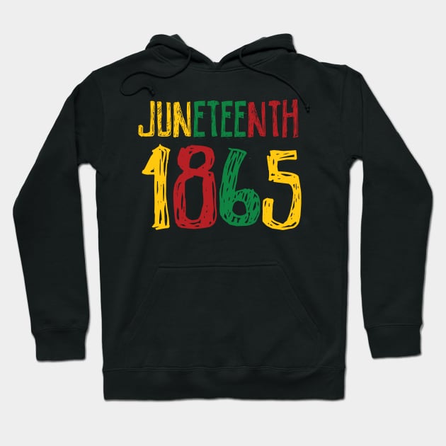 Freedom day Juneteenth 1865 Hoodie by Aldebaran